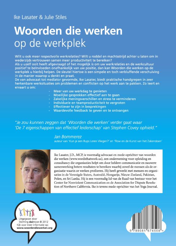 Mens & communicatie 1 - Woorden die werken op de werkplek achterkant