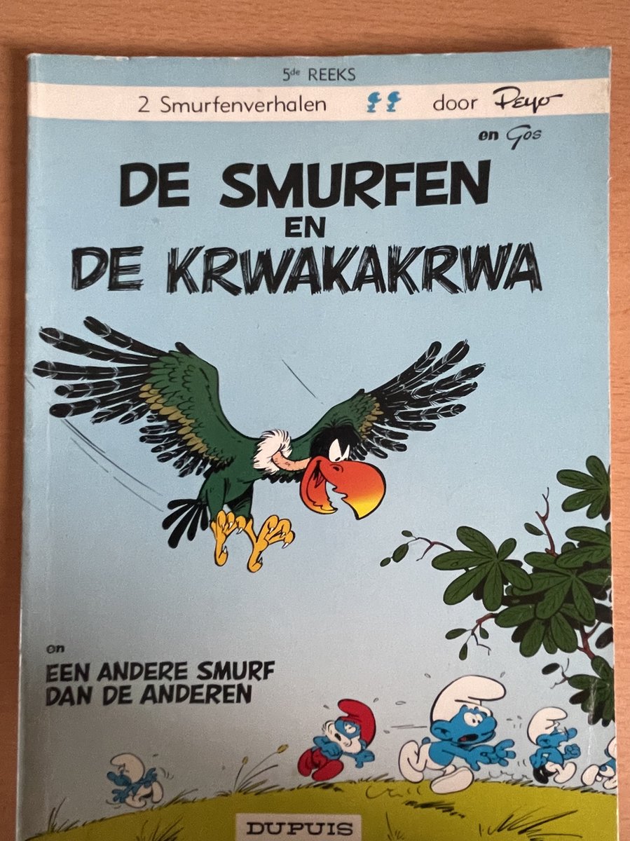 De Smurfen en Krwakakrwa 2 smurfverhalen in een boek