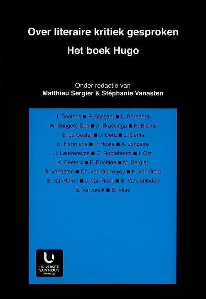 Collection générale - Over literaire kritiek gesproken. Het boek Hugo
