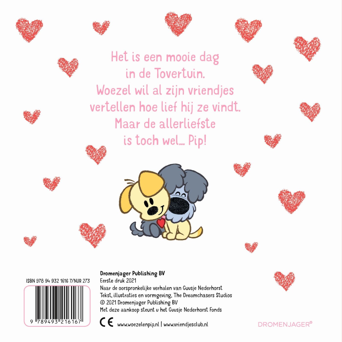 Ik vind jou zo lief / Woezel & Pip achterkant
