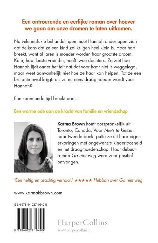 Niets te kiezen achterkant