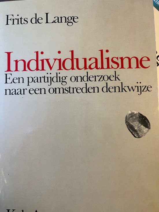 Frits de Lange Individualisme thumbnail