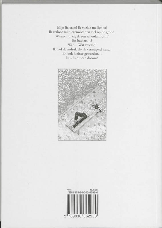 Herinneringen 1 / Romans - Taniguchi / 1 achterkant