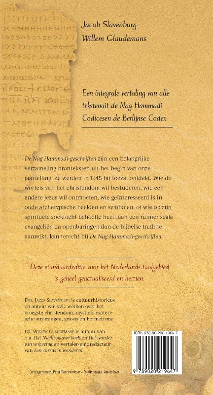De Nag Hammadi-geschriften achterkant
