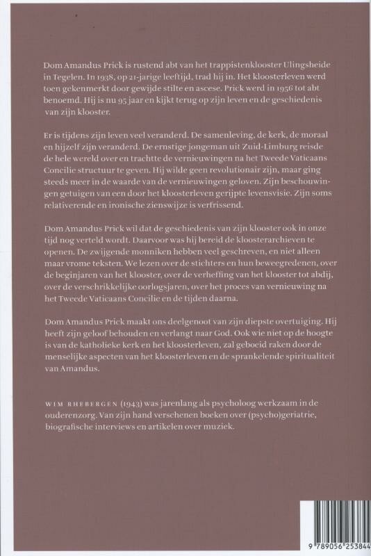 Dom Amandus Prick, een sprekende trappist achterkant