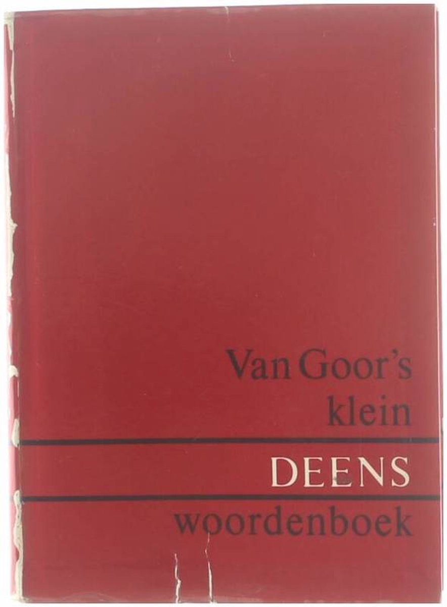 Van goor's klein deens woordenboek