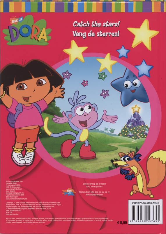 Dora / Het grote Dora activiteitenboek / Dora achterkant