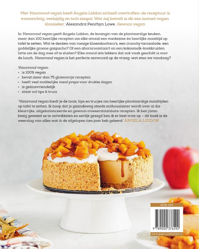 Vanavond vegan achterkant