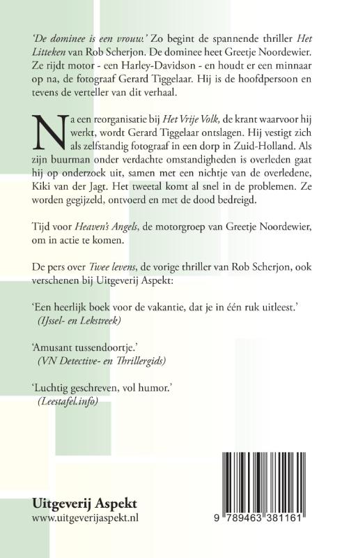 Het litteken achterkant