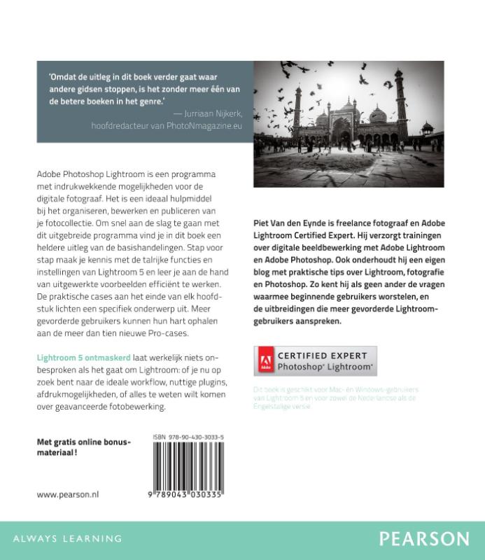 Lightroom 5 ontmaskerd achterkant