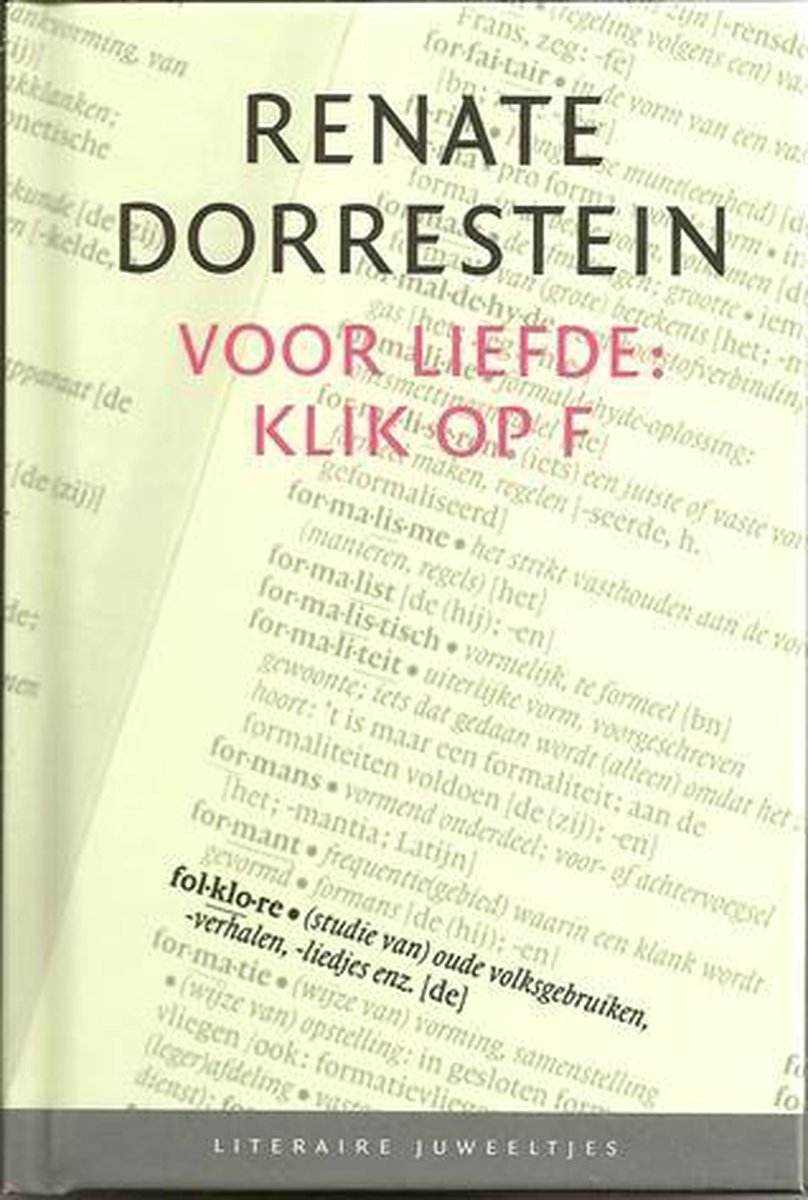 Voor liefde: klik op F / Literaire Juweeltjes