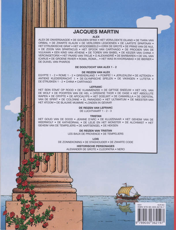 Historische personages: nero 01. deel 01 achterkant