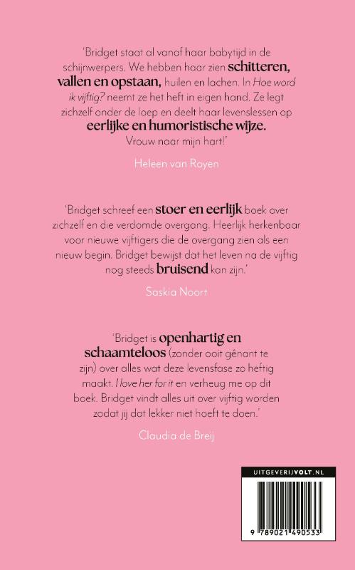 Hoe word ik vijftig? achterkant
