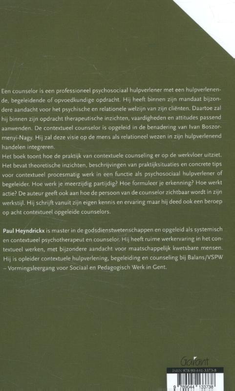 Contextuele counseling in de praktijk achterkant