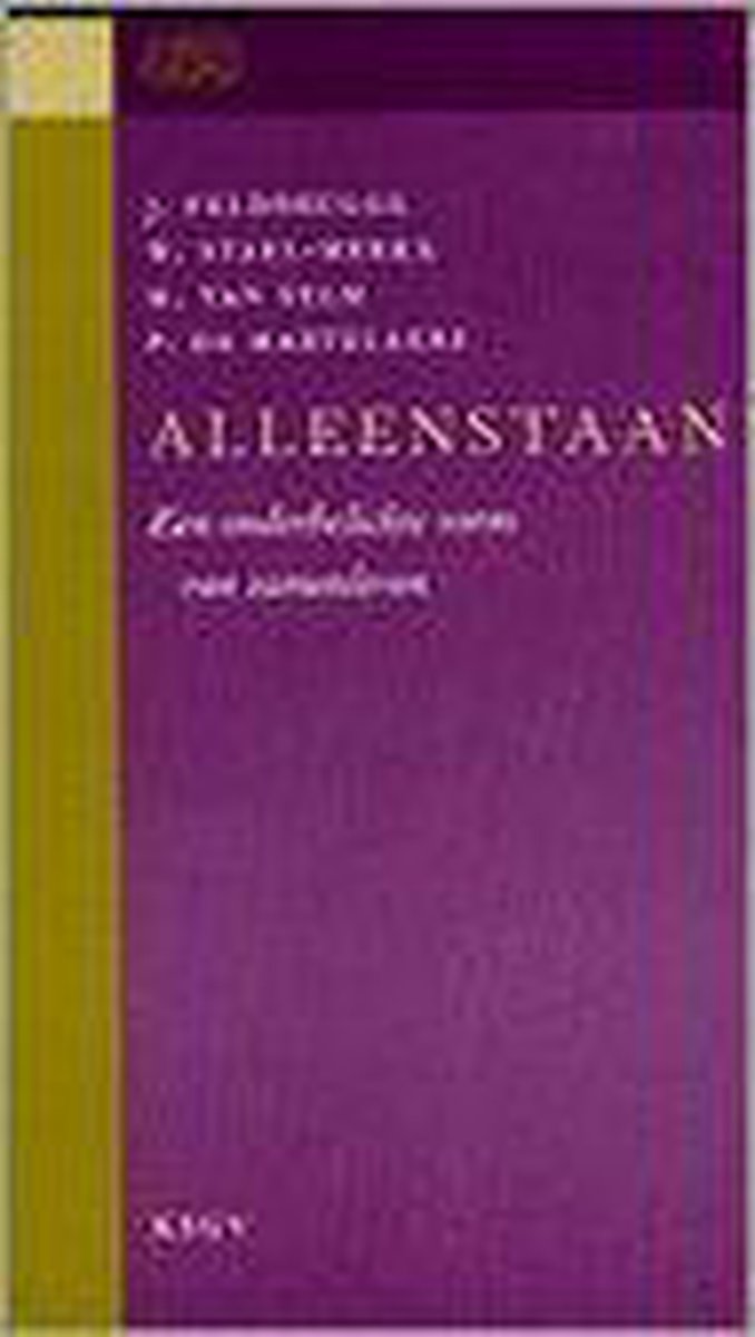Alleenstaan / Geestelijke volksgezondheid. Tweede serie / 2-54