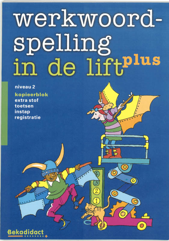 Werkwoordspelling in de lift - plus Niveau 2 Kopieerblok