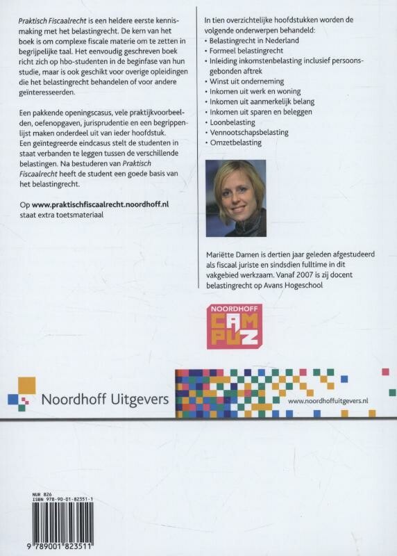 Praktisch fiscaalrecht editie 2013-2014 achterkant