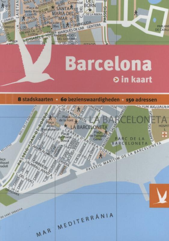 Dominicus stad-in-kaart - Barcelona in kaart