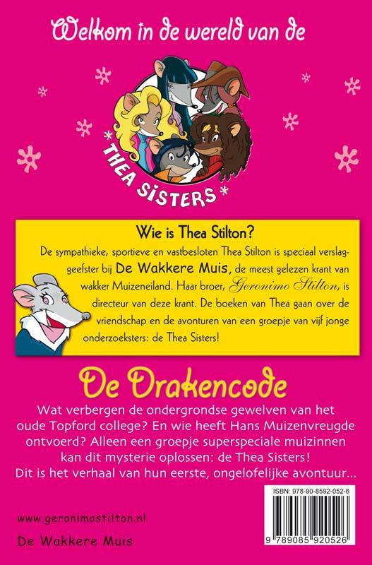 De Drakencode / Thea Sisters / 1 achterkant