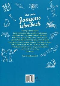 Het grote jongens tekenboek achterkant