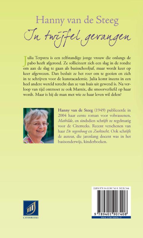 In twijfel gevangen achterkant
