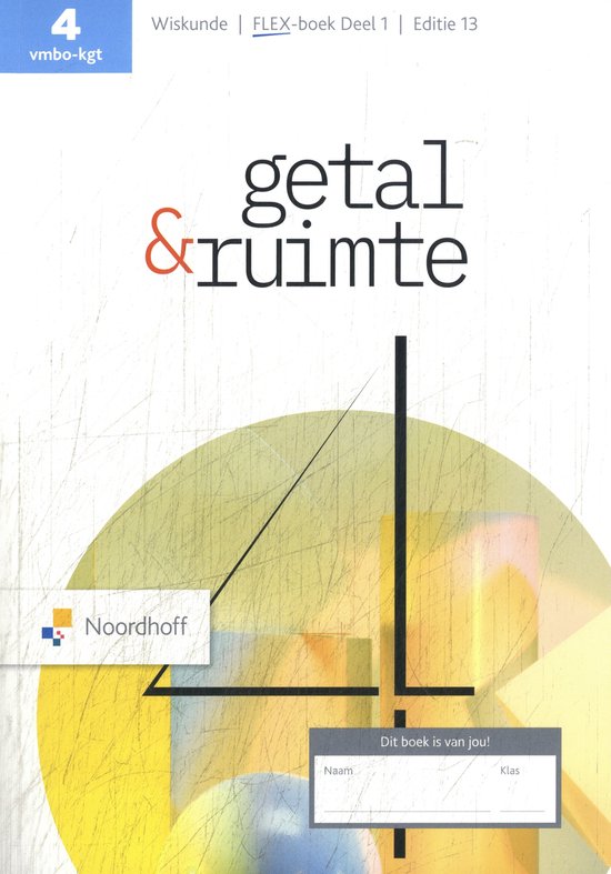 4 vmbo-kgt deel 1 / Getal & Ruimte / leerboek
