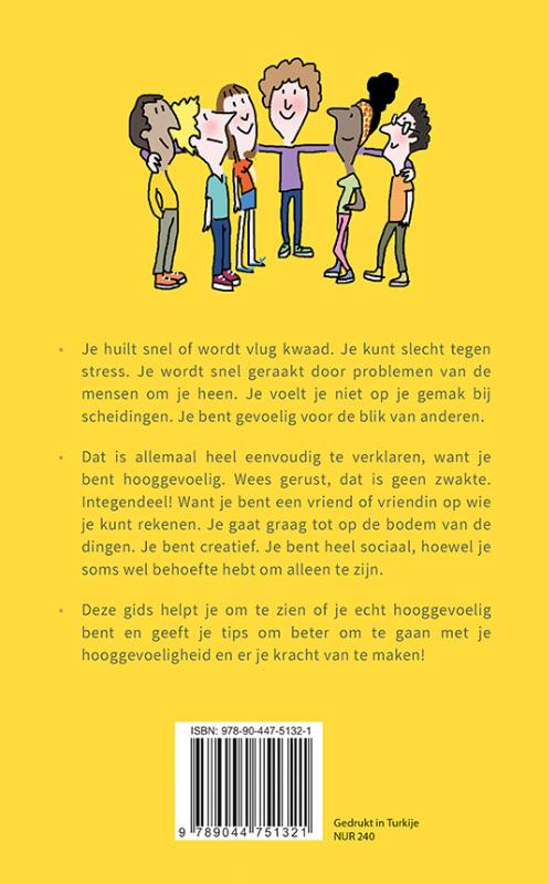 Help! Ik ben hooggevoelig! / Tienergids achterkant