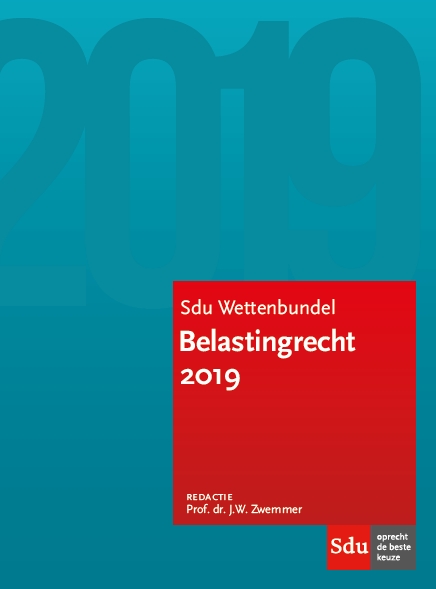 Sdu Wettenbundel Belastingrecht 2019 / Educatieve wettenverzameling