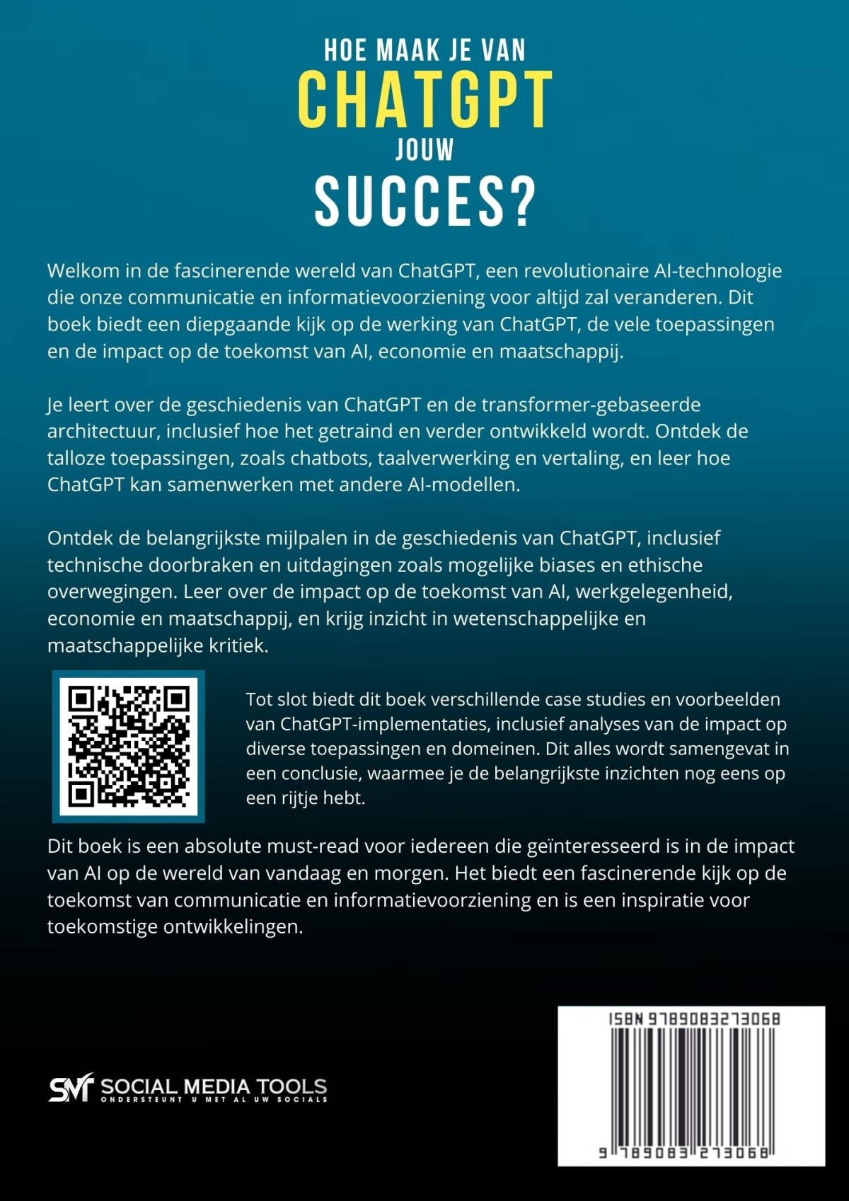 Hoe maak je van ChatGPT jouw succes? achterkant