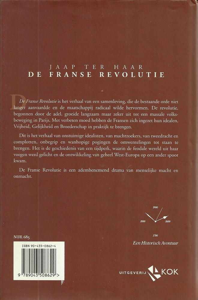 De Franse Revolutie / Een historisch avontuur achterkant