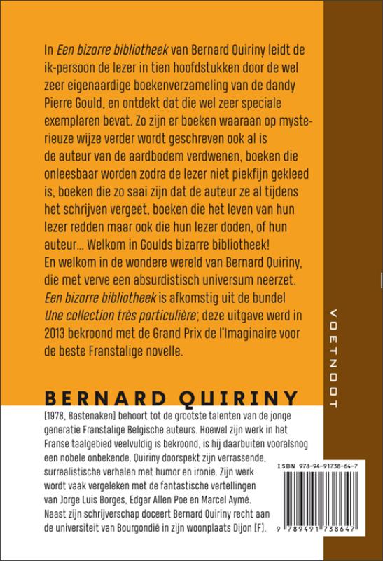 Een bizarre bibliotheek achterkant