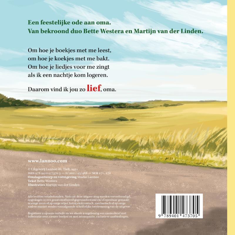 Voor de liefste oma van de wereld achterkant