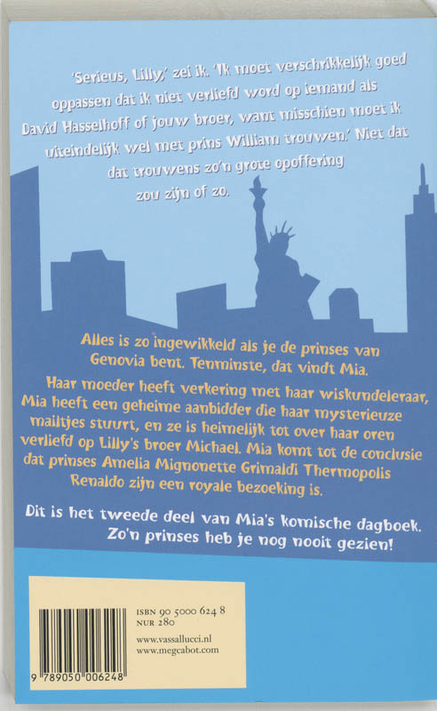 Prinses in de spotlights / Mia's komische dagboek / 2 Prinses in de spotlights / Mia's komische dagboek / 2 achterkant