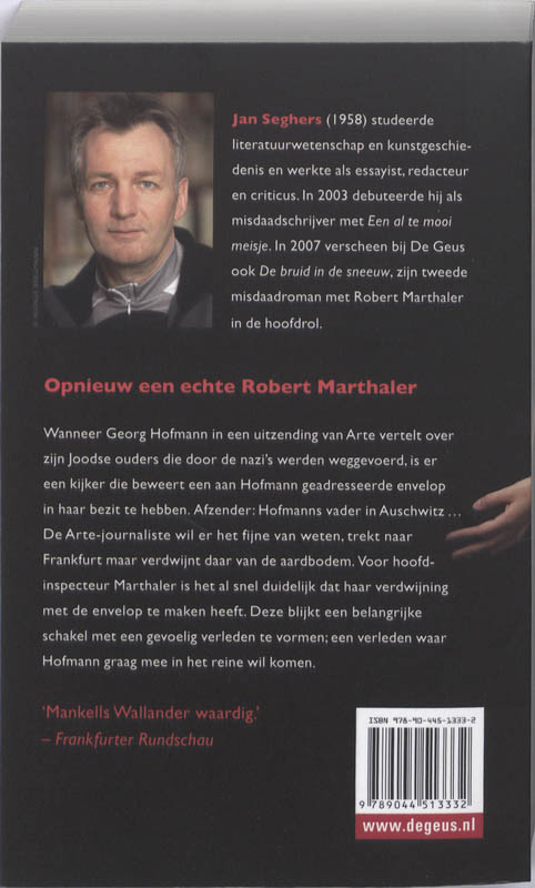 De partituur van de dood / De Geus Spanning achterkant