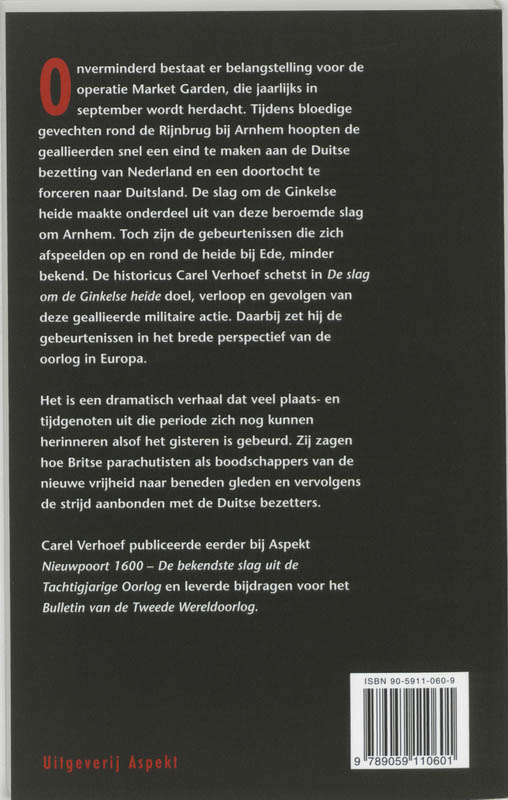 De slag om de Ginkelse Heide bij Ede, 17 en 18 september 1944 achterkant