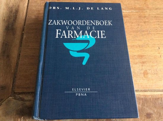ZAKWOORDENBOEK VAN DE FARMACIE