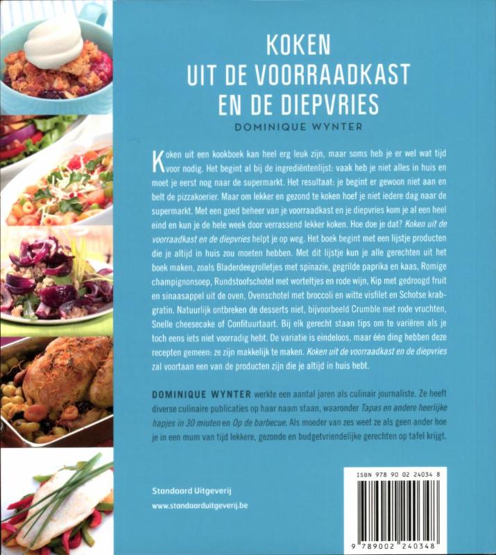 Koken uit de voorraadkast en de diepvries achterkant