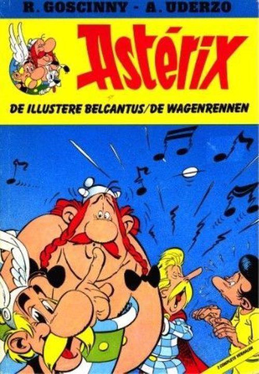 Asterix - De illustere Belcantus / De wagenrennen