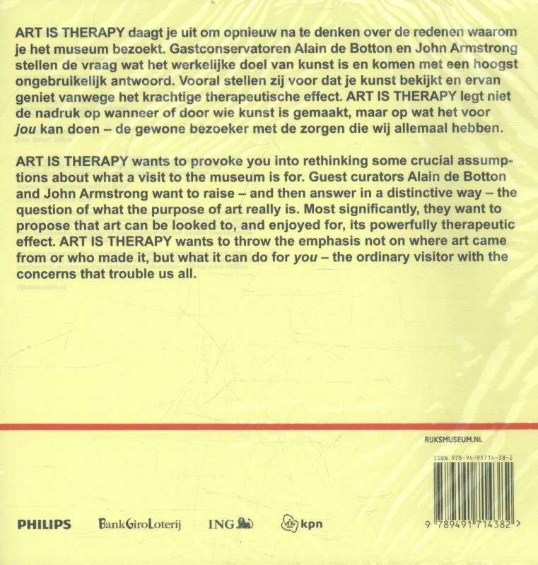 Alain De Botton - Art is Therapy achterkant
