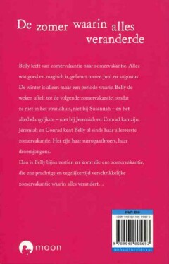 De zomer waarin alles veranderde / Zomer-trilogie / 1 achterkant