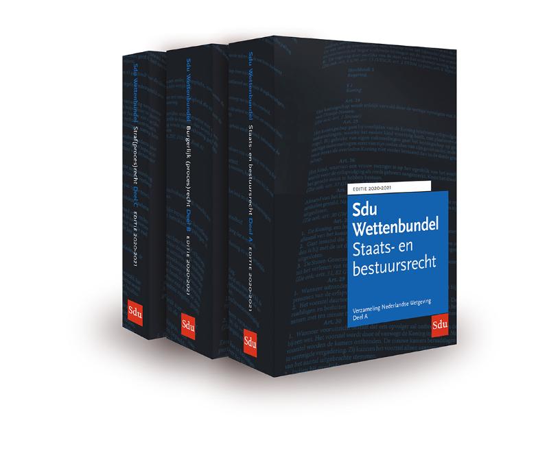 Educatieve wettenverzameling  -   Sdu Wettenbundel 2020-2021 (set 3 ex)