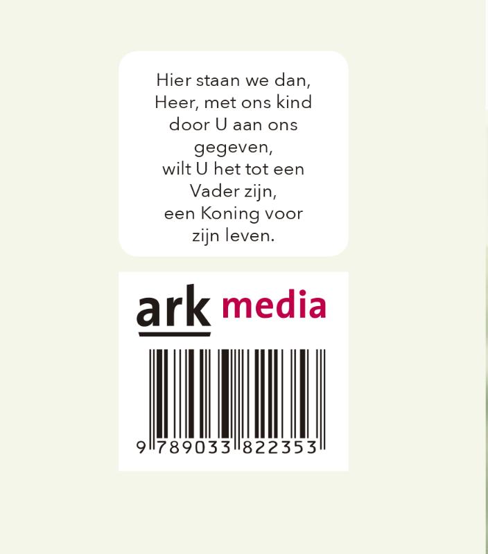 Gefeliciteerd met de doop / Mini-cadeauboekjes achterkant