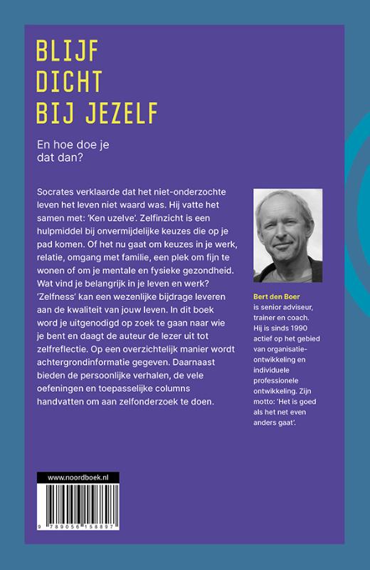 Blijf dicht bij jezelf achterkant