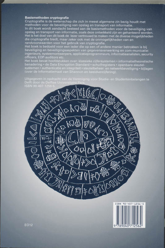 Basismethoden cryptografie achterkant