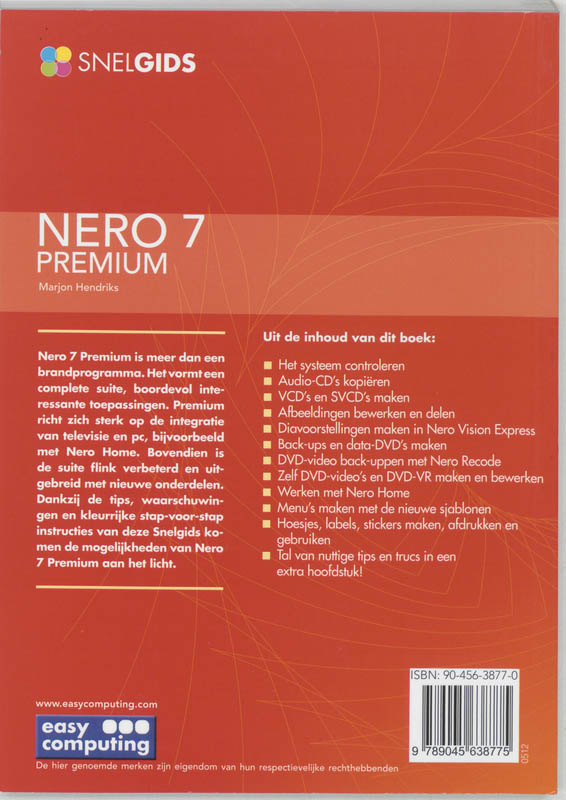 Snelgids Nero 7 achterkant