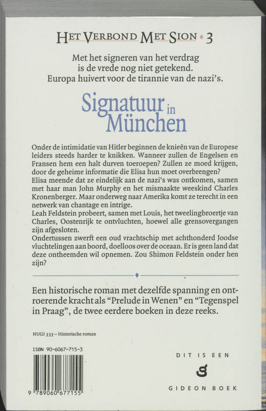 Het verbond met Sion 3 Signatuur in Munchen achterkant