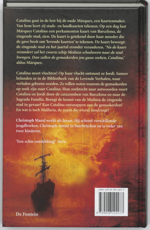 Het schip der schaduwen / Malfuria / 1 achterkant