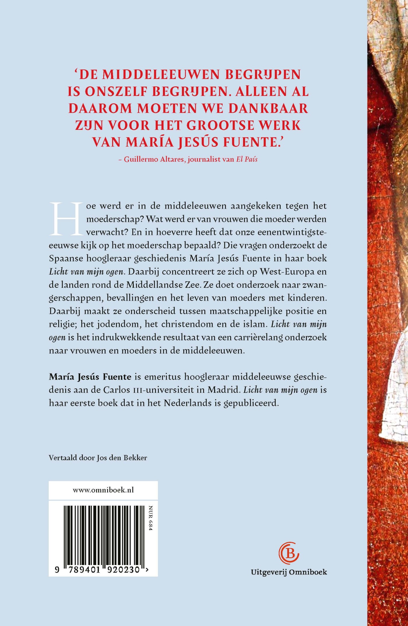 Licht van mijn ogen achterkant
