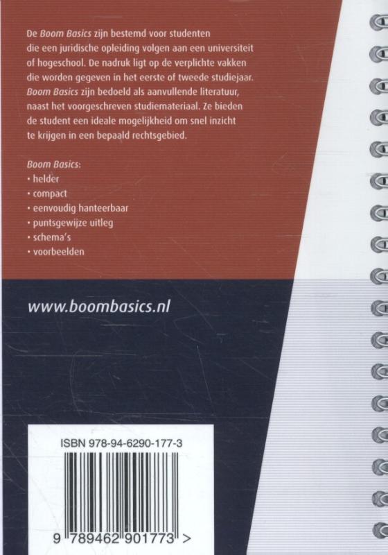 Boom basics Ontslagrecht / Boom basics achterkant