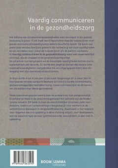 Vaardig communiceren in de gezondheidszorg achterkant